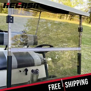 ゴルフカート折りたたみ着色フロントガラスヤマハ G14 G16 ガス電気 1995-2003 Golf Cart Foldable Tinted Windshield For YAMAHA G14 G16 Gas Electric 1995-2003 【並行輸入品】