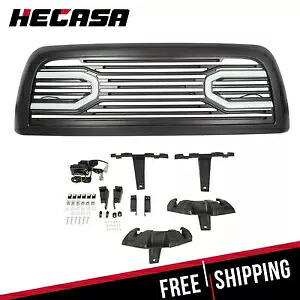 2010-18 ダッジラム 2500 3500 4500 5500 ビッグホーンバンパーグリル + シェル & ライト For 2010-18 Dodge Ram 2500 3500 4500 5500 Big Horn Bumper Grille+Shell & Lights 【並行輸入品】