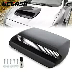 HECASA 2015-2021 スバル WRX STI ブラック エアフロー フード スクープ ボンネット ベント 新品 HECASA For 2015-2021 Subaru WRX STI Black Air Flow Hood Scoop Bonnet Vent NEW 【並行輸入品】