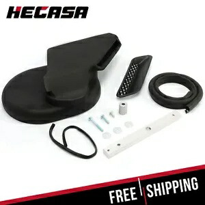HECASA エアインテークダクトキット 2009-2019 ダッジラム 1500 パフォーマンスフードスクープ用 HECASA Air Intake Duct Kit For 2009-2019 Dodge Ram 1500 Performance Hood Scoop 【並行輸入品】