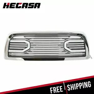 10-18 ダッジ ラム 2500 3500 ビッグホーン クローム グリル & 交換シェル & ライト用 For 10-18 Dodge Ram 2500 3500 Big Horn Chrome Grille &Replacement Shell & Lights 【並行輸入品】