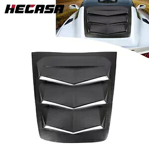 HECASA リアウィンドウルーバーサンシェードカバー 14-19 コルベット C7 クーペ ABS ブラック HECASA Rear Window Louver Sun Shade Cover For 14-19 Corvette C7 Coupe ABS Black 【並行輸入品】