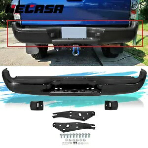 HECASA ブラック リアバンパー アセンブリ 2005-2015 トヨタ タコマ ピックアップ #TO1103113 HECASA Black Rear Bumper Assembly For 2005-2015 Toyota Tacoma Pickup #TO1103113 【並行輸入品】