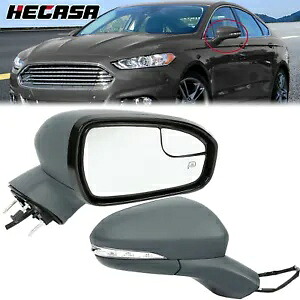 HECASA パワー加熱ドアミラーアセンブリ 13-16 フォードフュージョンマニュアル塗装可能 HECASA Power Heated Door Mirror Assembly For 13-16 Ford Fusion Manual Paintable 【並行輸入品】 44,880円