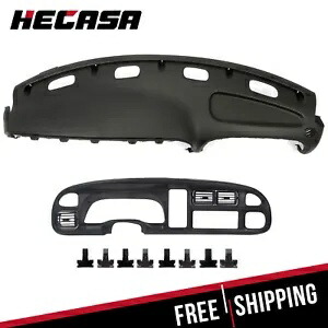 ダッシュボードパッドカバーパネル計器 ベント付き 98-02 ダッジラム 1500 2500 3500 Dash Board Pad Cover Panel Instrument W/Vents For 98-02 Dodge Ram 1500 2500 3500 【並行輸入品】