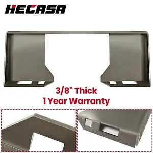 HD 3/8 インチ クイック タコアタッチメント マウント プレート スキッド ステア アダプター ボブキャット用 HD 3/8\