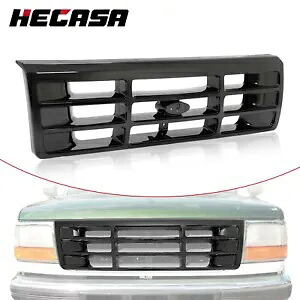 ブラックフロントグリルアセンブリフォード F-150 F-250 HD ブロンコ 1992-1997 F6TZ8200AAA Black Front Grille Assembly For Ford F-150 F-250 HD Bronco 1992-1997 F6TZ8200AAA 【並行輸入品】