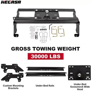 ベッド下グースネックトレーラーヒッチ ブラケット付き ダッジ・ラム 1500 2500 3500HD 03-12用 Under bed Gooseneck Trailer Hitch W/Bracket For Dodge Ram 1500 2500 3500HD 03-12 【並行輸入品】