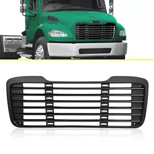 ブラックフロントグリル フレートライナー M2 ビジネスクラス 100 106 112 2002-2022用 Black Front Grille For Freightliner M2 Business Class 100 106 112 2002-2022 【並行輸入品】