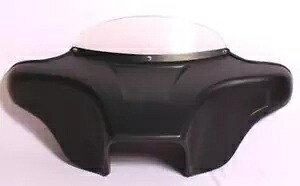 新品バットウィングフェアリング未塗装フロントガラスハーレーツーリンググライドストリートダブルディン NEW Batwing Fairing Unpainted Windshield Harley Touring Glide Street Double Din 【並行輸入品】