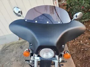 ABS フェアリング バットウィング フロントガラス 4 ハーレー ダイナ スーパー グライド 48 ABS Fairing Batwing Windshield 4 Harley Dyna Super Glide 48 【並行輸入品】