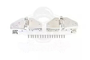 1976-1995 ラングラー CJ5、CJ7 & CJ8 フロントガラス ヒンジ ステンレス鋼 7403 1976-1995 Wrangler CJ5, CJ7 & CJ8 Windshield Hinges Stainless Steel 7403 【並行輸入品】 42,240円