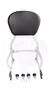 クローム バックレスト シーシーバー 取り付けスプール付き インディアン チーフテン 2014-2022 に適合 Chrome Backrest Sissy Bar w/ Mounting Spools Fit For Indian Chieftain 2014-2022 【並行輸入品】