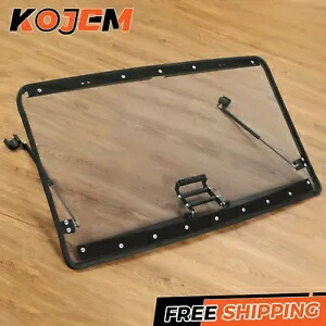 クリアフリップフロントガラス傷つきにくい Can-Am ディフェンダー HD/MAX/プロ 2016-2023 Clear Flip Windshield Scratch Resistant For Can-Am Defender HD/MAX/Pro 2016-2023 【並行輸入品】 64,130円