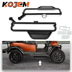 2018 2019 クラブカー以降ナーフバーランニングボード ステップブラケット付きゴルフカート For 2018 2019 Club Car Onward Nerf Bars Running Board w/Step Brackets Golf Carts 【並行輸入品】