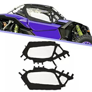 KOJEM UTV ソフトアッパードアエンクロージャセット Can Am Maverick X3 2017-2023 用 KOJEM UTV Soft Upper Door Enclosure Set for Can Am Maverick X3 2017-2023 【並行輸入品】