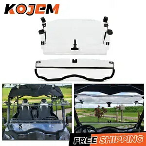 2014+ CFMOTO ZForce 500 / 800 / 1000 用クリアフロントガラス傷つきにくいフリップ Clear Windshield For 2014+ CFMOTO ZForce 500 / 800 / 1000 Scratch Resistant Flip 【並行輸入品】