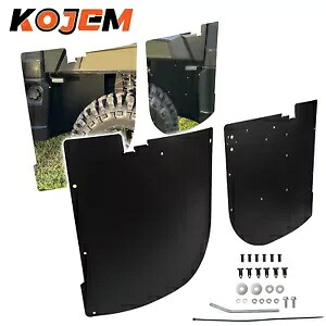 2013-2017 ポラリスレンジャー XP 900 XP 1000 リアマッドガードフェンダーフレア用 For 2013-2017 Polaris Ranger XP 900 XP 1000 Rear Mud Guards Fender Flares 【並行輸入品】