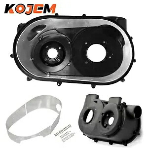 クラッチバックプレート CVT バリエーターカバー + ドライブベルト 2017-22 Can Am Maverick X3用 Clutch Back Plate CVT Variator Cover+ Drive Belt For 2017-22 Can Am Maverick X3 【並行輸入品】