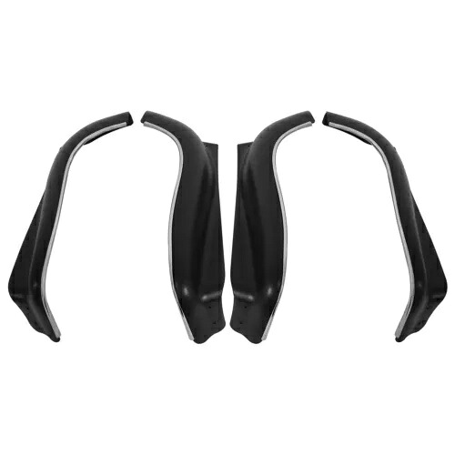 シボレー Chevelle ポンティアック GTO 69-72 バケットシートエプロン成形 & クロームトリムパネル For Chevy Chevelle Pontiac GTO 69-72 Bucket Seat Aprons Molded&Chrome Trim panel 【並行輸入品】 38,610円