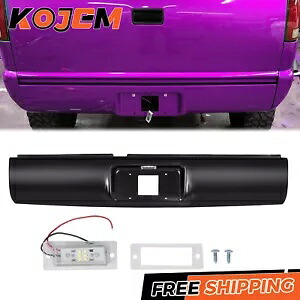 プライマー ブラック リアバンパー ロールパン ロールパン 1994-2003 シボレー S10 GMC ソノマ用 Primer Black Rear Bumper Roll Pan Rollpan For 1994-2003 Chevy S10 GMC Sonoma 【並行輸入品】