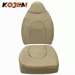 フォード F250 F350 ラリアット 1999 2000 乗客トップ & ボトムシートカバー タン For Ford F250 F350 Lariat 1999 2000 Passenger Top & Bottom Seat Covers Tan 【並行輸入品】