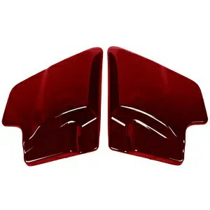 サイドカバーパネル ハーレーストリートロードグライド 2009-23 エンバーレッドサングローに適合 Side Cover Panels Fit For Harley Street Road Glide 2009-23 Ember Red Sunglow 【並行輸入品】