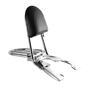 バックレスト シーシーバー 荷物ラック ハーレー V-ROD VRSCDX 2007-2011 クロームに適合 Backrest Sissy Bar Luggage Rack Fit For Harley V-ROD VRSCDX 2007-2011 Chrome 【並行輸入品】