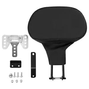 ブラックドライバーバックレストパッドハーレーツーリングストリートロードグライド2009-2023に適合 Black Driver Backrest Pad Fit For Harley Touring Street Road Glide 2009-2023 【並行輸入品】