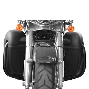マットブラック下部ベントレッグフェアリング ハーレーツーリングロードキング 2014-2024 に適合 Matte Black Lower Vented Leg Fairings Fit For Harley Touring Road King 2014-2024 【並行輸入品】