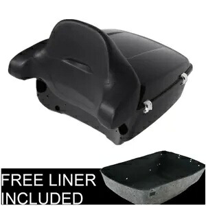 キングパック トランク バックレストパッド付き ハーレー ツアーパック ストリート ロード グライド 14-23 に適合 King Pack Trunk W/Backrest Pad Fit For Harley Tour Pak Street Road Glide 14-23 【並行輸入品】
