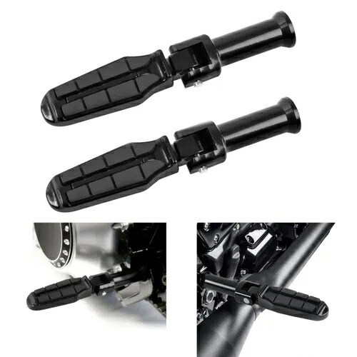 助手席フットペグ フットレスト サポートマウント付き ハーレーソフテイル 2018以降に適合 Passenger Foot Pegs Footrest w/ Support Mounts Fit For Harley Softail 2018-Up 【並行輸入品】
