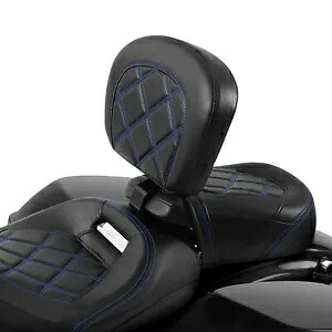 ライダードライバーバックレストバックレストパッドハーレーツーリングストリートグライド2009以降に適合 Rider Driver Back Rest Backrest Pad Fit For Harley Touring Street Glide 2009-Up 【並行輸入品】
