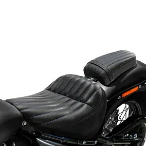 運転席 + 助手席ピリオンシート ハーレーソフテイルスタンダード FXST 20-23 に適合 Driver Seat + Passenger Pillion Seat Fit For Harley Softail Standard FXST 20-23 【並行輸入品】
