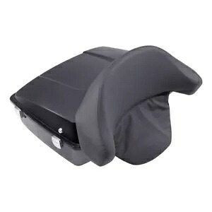 チョップドパックトランク バックレストパッド付き ハーレーツアーパックエレクトラグライド 97-13用 Chopped Pack Trunk w/ Backrest Pad Fit For Harley Tour Pak Electra Glide 97-13 【並行輸入品】