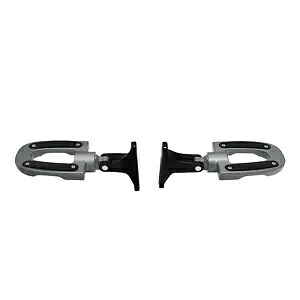 パッセンジャーフットペグ マウント付き ハーレーツーリングストリートロードグライド1993-2024に適合 Passenger Foot Pegs w/ Mount Fit For Harley Touring Street Road Glide 1993-2024 【並行輸入品】