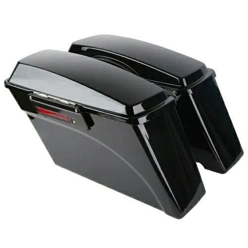 ハードサドルバッグ ラッチキー付き ハーレーツーリングロードキンググライド 94-13に適合 Hard Saddlebags W/ Latch Keys Fit For Harley Touring Road King Glide 94-13 【並行輸入品】