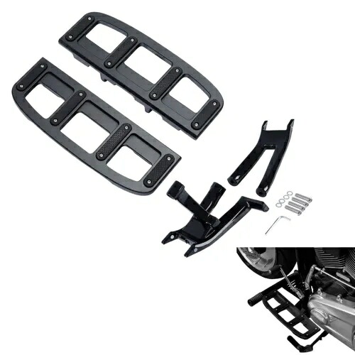 ドライバーフットボードマウントブラケット ハーレーソフテイル FLSL FLHC 2018-Upに適合 Driver Footboard Mount Brackets Fit For Harley Softail FLSL FLHC 2018-Up 【並行輸入品】