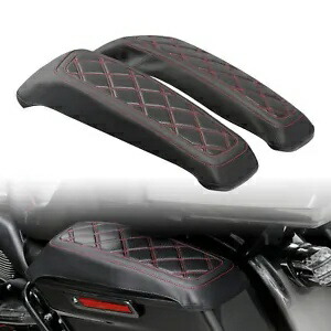 ペア サドルバッグ蓋ブラカバー ハーレー ツーリング エレクトラ ロード グライド 2014 年以降に適合 Pair Saddlebag Lid Bra Covers Fit For Harley Touring Electra Road Glide 2014-Up 【並行輸入品】
