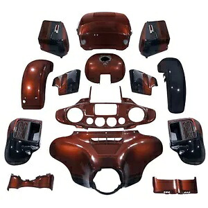 完全なフェアリングボディペイントセット ハーレーウルトラリミテッド FLHT 14-23 に適合 Complete Fairing Body Paint Set Fit For Harley Ultra Limited FLHT 14-23 【並行輸入品】