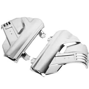 クローム右&左前輪フェンダーカバーホンダゴールドウィング1800 06-17に適合 Chrome Right & Left Front Wheel Fender Covers Fit For Honda Goldwing 1800 06-17 【並行輸入品】