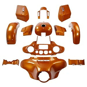 フェアリングボディペイントセット ハーレーストリートグライド 2014-2023 アンバーウイスキーに適合 Fairing Body Paint Set Fit For Harley Street Glide 2014-2023 Amber Whiskey 【並行輸入品】