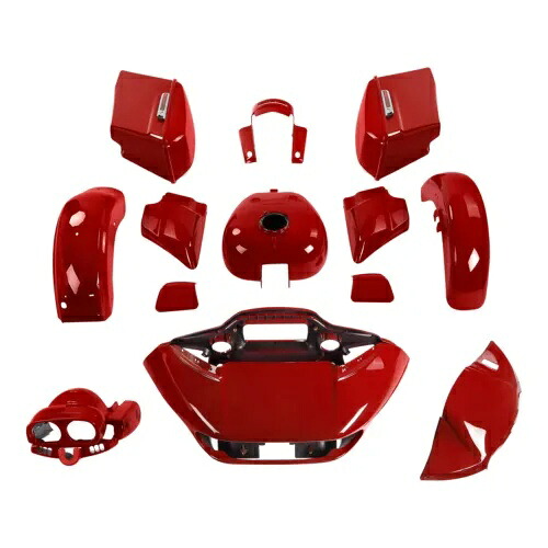 フェアリング ボディペイントセット ハーレーロードグライドスペシャル 15-24 ビリヤードレッドに適合 Fairing Body Paint Set Fit For Harley Road Glide Special 15-24 Billiard Red 【並行輸入品】