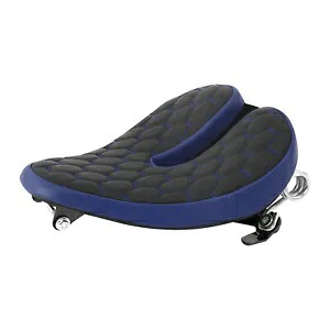 ブラック + ブルー ソロ ドライバー シート ハーレー スポーツスター アイアン XL883 1200 04-06 10-22 に適合 Black+Blue Solo Driver Seat Fit For Harley Sportster Iron XL883 1200 04-06 10-22 【並行輸入品】