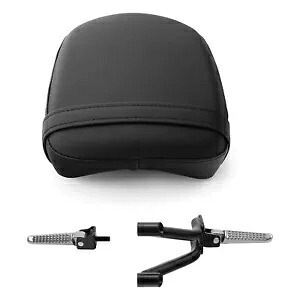 ホンダ Rebel 300 500 2017-2024 助手席 & フットペグ ブラックに適合 Fit For Honda Rebel 300 500 2017-2024 Passenger Seat & Footpegs Black 【並行輸入品】