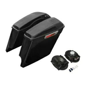 5インチ ストレッチハードサドルバッグ ハーレー ロード グライド 2014-2023 5x7インチ スピーカー付き 5\