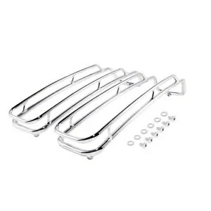 ハードサドルバッグ蓋トリムトップレールラックハーレーツーリングロードキング 94-2013 に適合 Hard Saddlebag Lid Trim Top Rails Rack Fit For Harley Touring Road King 94-2013 【並行輸入品】