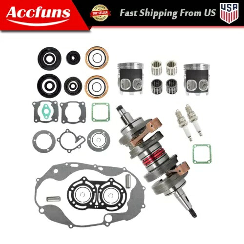 1987-2006 ヤマハ YFZ350 バンシー クランク クランクシャフト ボトムエンド再構築キット用 For 1987-2006 Yamaha YFZ350 Banshee Crank Crankshaft Bottom End Rebuild Kit 【並行輸入品】