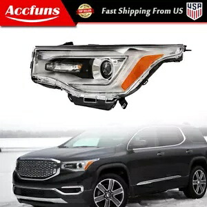 フロントヘッドライトアセンブリ GMC 2017-2019 アカディア LH シングルクリアレンズハロゲン用 Front Headlight Assembly For GMC 2017-2019 Acadia LH Single Clear Lens Halogen 【並行輸入品】｜カスタムパーツ WORLD倉庫