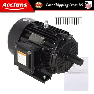 1800 RPM 電動モーター 184T フレーム TEFC 230/460 ボルト過酷な使用 5HP 3 相新品 1800 RPM Electric Motor 184T Frame TEFC 230/460 Volt Severe Duty 5HP 3 Phase New 【並行輸入品】